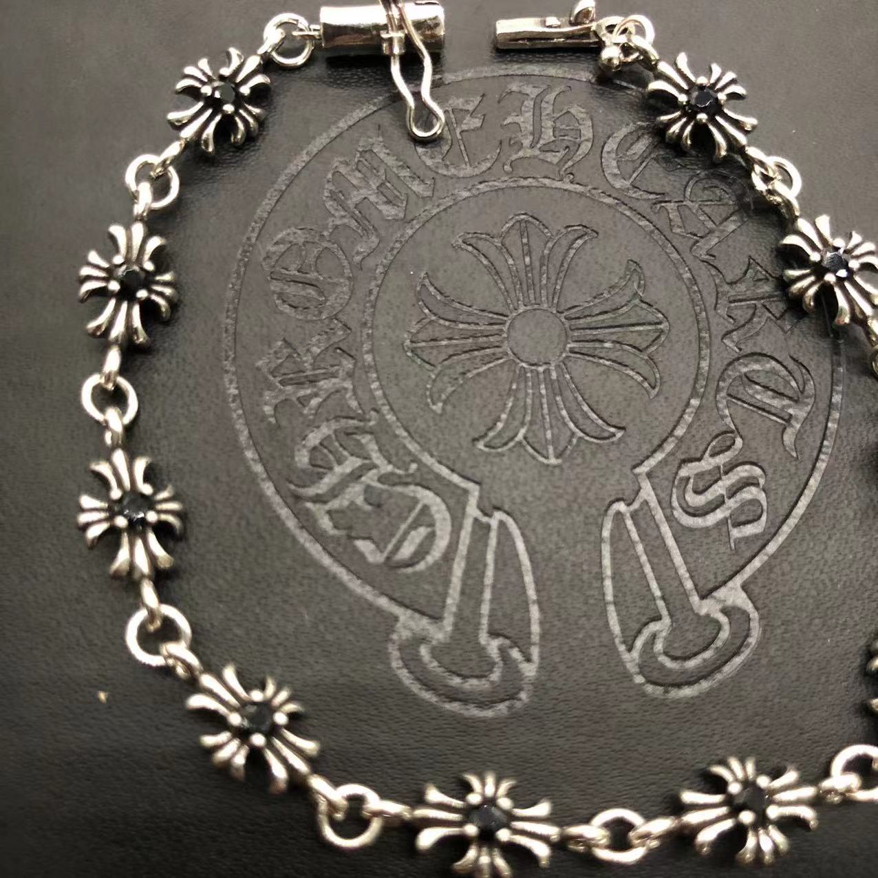 Sword Cross Flower Men and Women Handjewelry Couple Dagger Chain