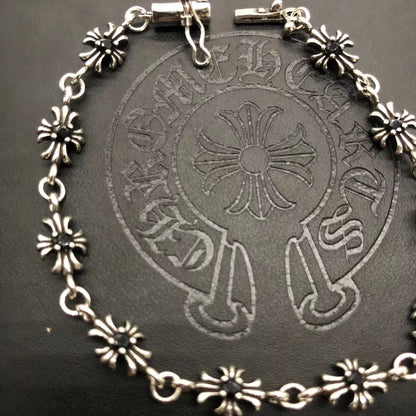 Sword Cross Flower Men and Women Handjewelry Couple Dagger Chain