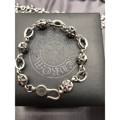 Cross flower dice bracelet jewelry