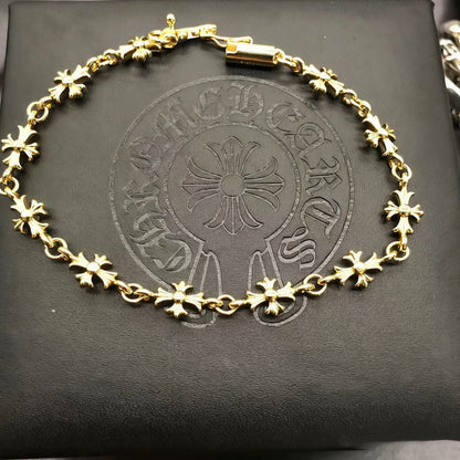 Sword Cross Flower Men and Women Handjewelry Couple Dagger Chain